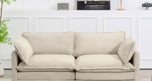 Why We Love the ROWHY Corduroy 2-Seat Loveseat Sofa