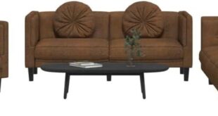 Our Take on the Cozy 3-Piece Velvet Sofa Set with Pillows