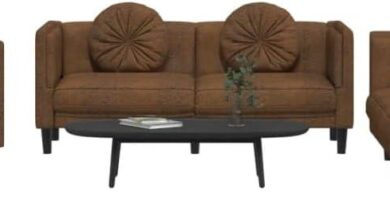 Our Take on the Cozy 3-Piece Velvet Sofa Set with Pillows