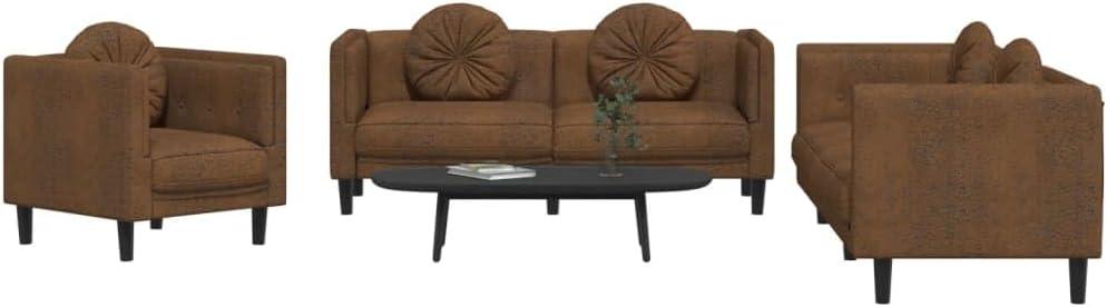 Our Take on the Cozy 3-Piece Velvet Sofa Set with Pillows