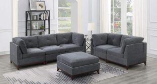 Our Review: Ash Grey Chenille 6-Pc Modular Sofa Set Experience
