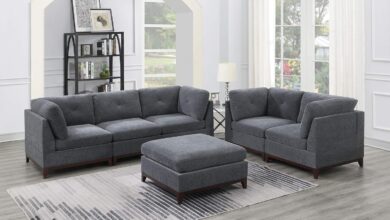 Our Review: Ash Grey Chenille 6-Pc Modular Sofa Set Experience