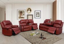 Our Honest Take on the Red Leather Recliner Sofa Set with Storage