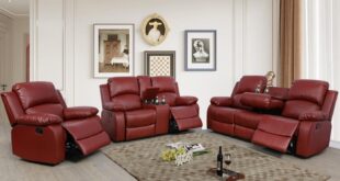 Our Honest Take on the Red Leather Recliner Sofa Set with Storage