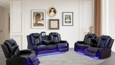 Our Honest Take on the Power Leather Recliner Sofa Set with LEDs
