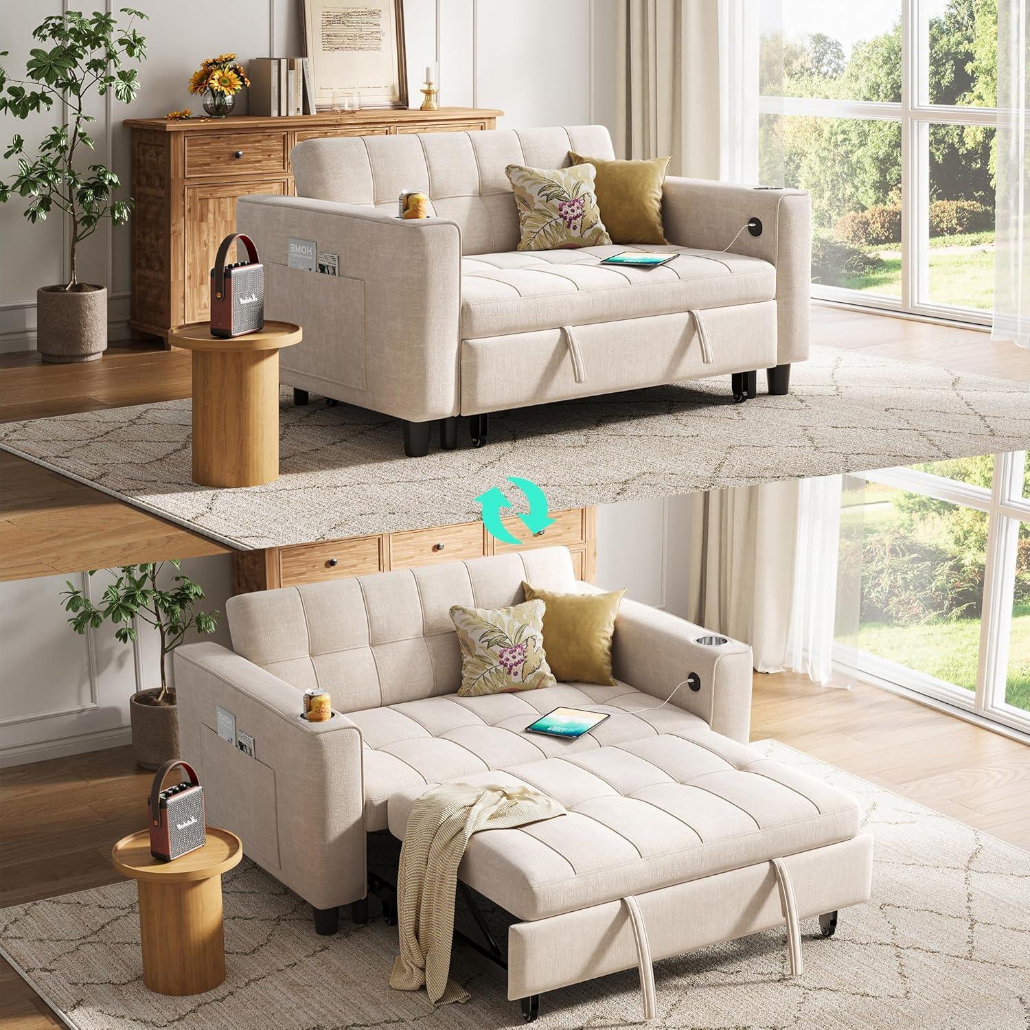 Our Take on the LINSY 3-in-1 Sofa Bed: Space-Saving Comfort