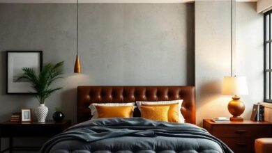 23 Industrial Bedroom Ideas Featuring Stylish Leather Furniture for Modern Living