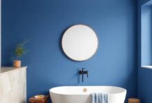 23 Inspiring Bathroom Wall Color Schemes Featuring Blue for a Refreshing Vibe