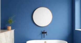23 Inspiring Bathroom Wall Color Schemes Featuring Blue for a Refreshing Vibe
