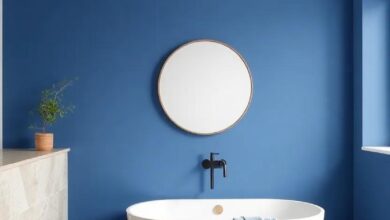 23 Inspiring Bathroom Wall Color Schemes Featuring Blue for a Refreshing Vibe