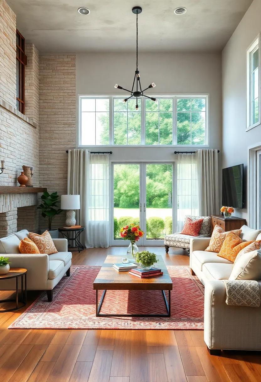 25 Rustic Farmhouse Living Room Ideas to Warm Up Your Cozy Country Style Space