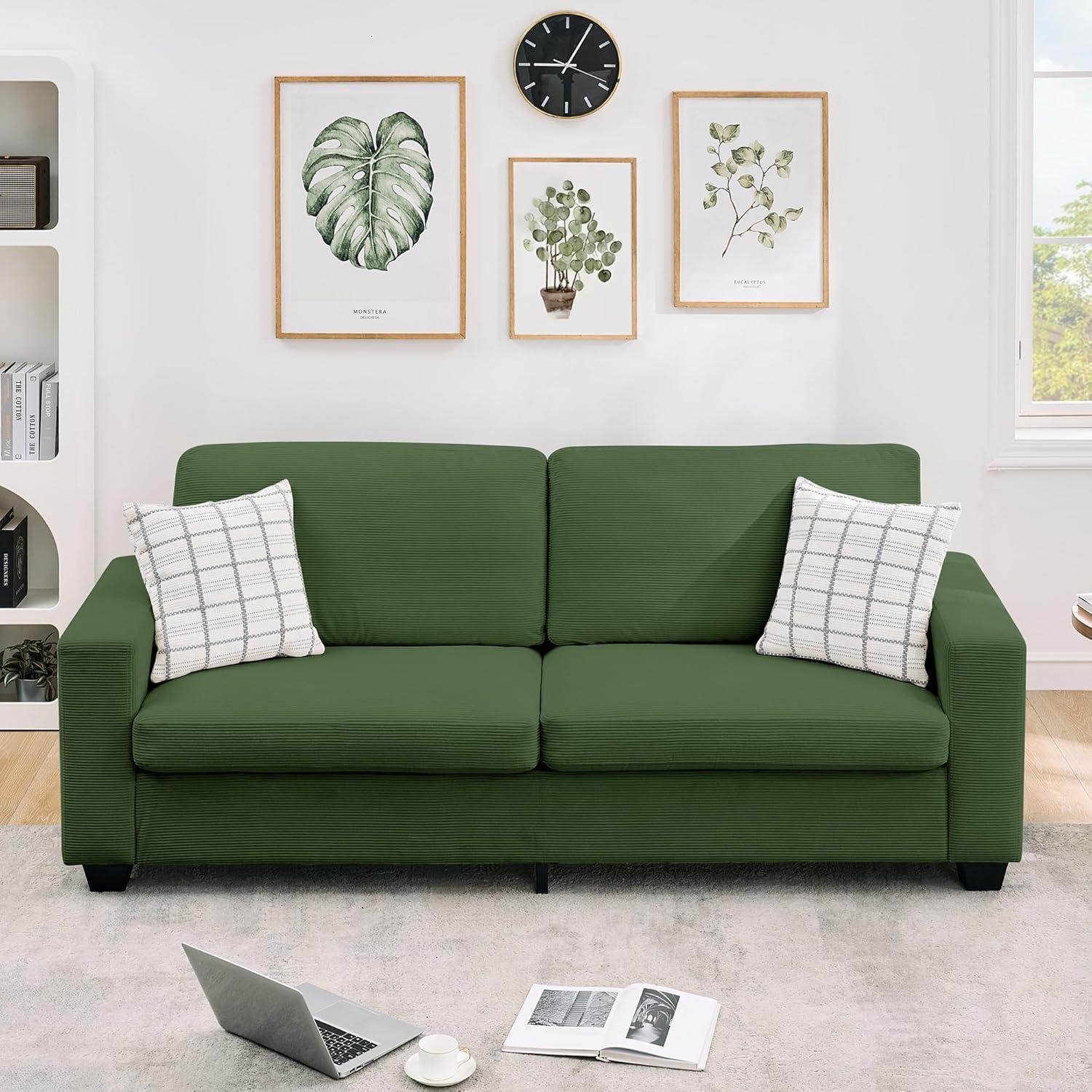 Our Honest Take on the GAOMON 83″ Corduroy Loveseat Sofa