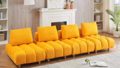 Why We Love Our 120-Inch Yellow Teddy Sofa for Any Space