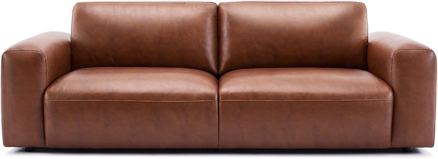 Our Take on the 95″ PU Leather Sofa: Spacious, Stylish, and Comfy