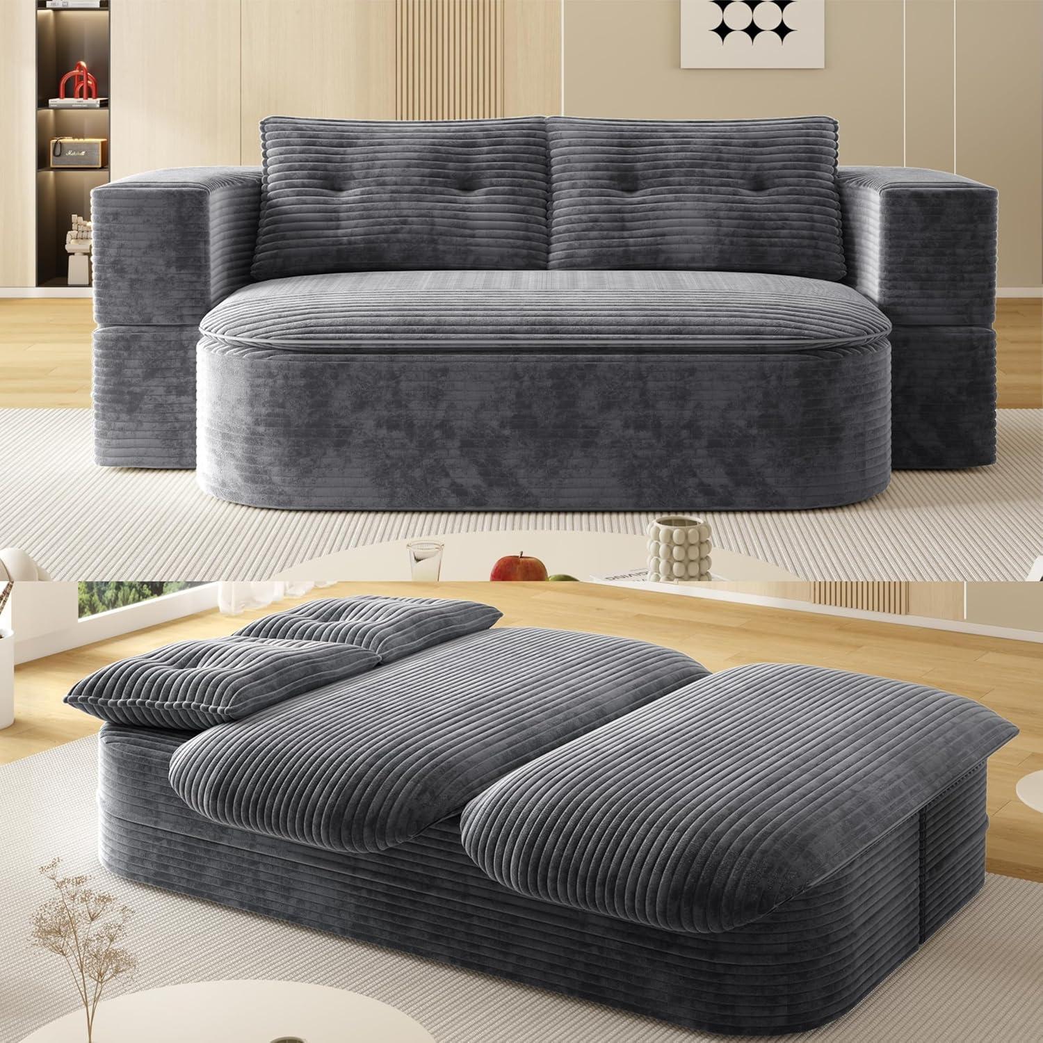 Our Take on the YEMOFAJIA 78.7″ Convertible Sofa Bed: Cozy & Versatile