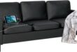Why We Love the STHOUYN 72″ Faux Leather Sofa for Small Spaces