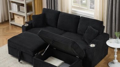 Our Honest Take on the 80.3″ Corduroy L-Shaped Sleeper Sofa