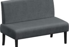 Why We Love the Yaheetech Mini Loveseat for Small Spaces