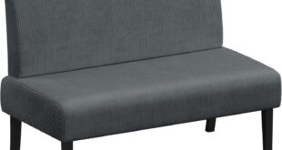 Why We Love the Yaheetech Mini Loveseat for Small Spaces