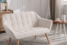 Cozy and Compact: Our Take on the 48″ White Loveseat