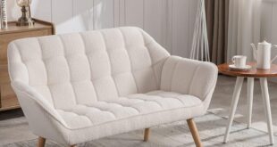 Cozy and Compact: Our Take on the 48″ White Loveseat
