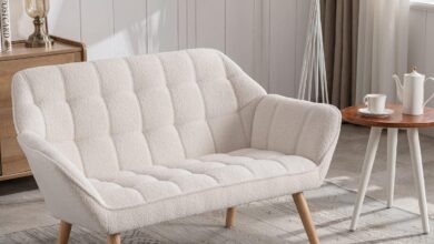 Cozy and Compact: Our Take on the 48″ White Loveseat