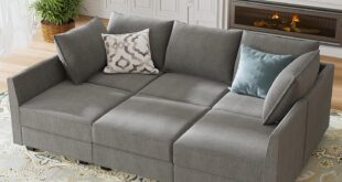 How We Made Space and Comfort Ours with HONBAY Modular Sofa