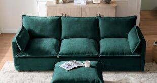 Our Review: Stylish & Comfy 93″ L-Shaped Modular Couch