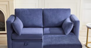 Our Take on the Asunflower Navy Blue Loveseat: Space-Savvy & Cozy