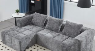 Our Take on the KEIKI 98″ L-Shaped Sectional: Comfort Meets Convenience