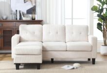 Our Honest Take on the Modern Beige L-Shaped Corduroy Sofa