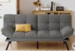 Our Take on the AMICLIBER Grey Linen Futon Sofa Bed: Space & Style