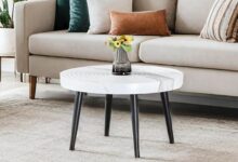 Our Honest Take on the 23.6″ Round White Marble Coffee Table