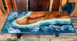 Crafting Coastal Vibes: Exploring the Large Epoxy Ocean Table