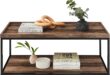 Balancing Style and Function with a 44in 2-Tier Coffee Table