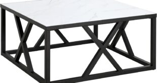 Elevate Any Room with the Henn&Hart 35″ Square Coffee Table