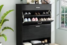 Maximizing Small Spaces with the Sleek AWQM Shoe Cabinet