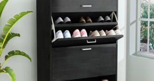 Maximizing Small Spaces with the Sleek AWQM Shoe Cabinet