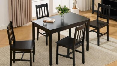 Maximizing Small Spaces with a Stylish 5-Piece Dining Set