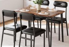 Making Small Spaces Work: Exploring the IDEALHOUSE Retro Dining Set
