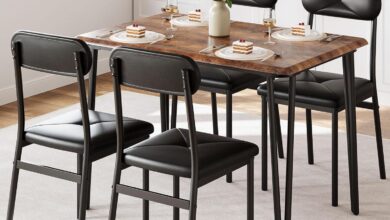 Making Small Spaces Work: Exploring the IDEALHOUSE Retro Dining Set