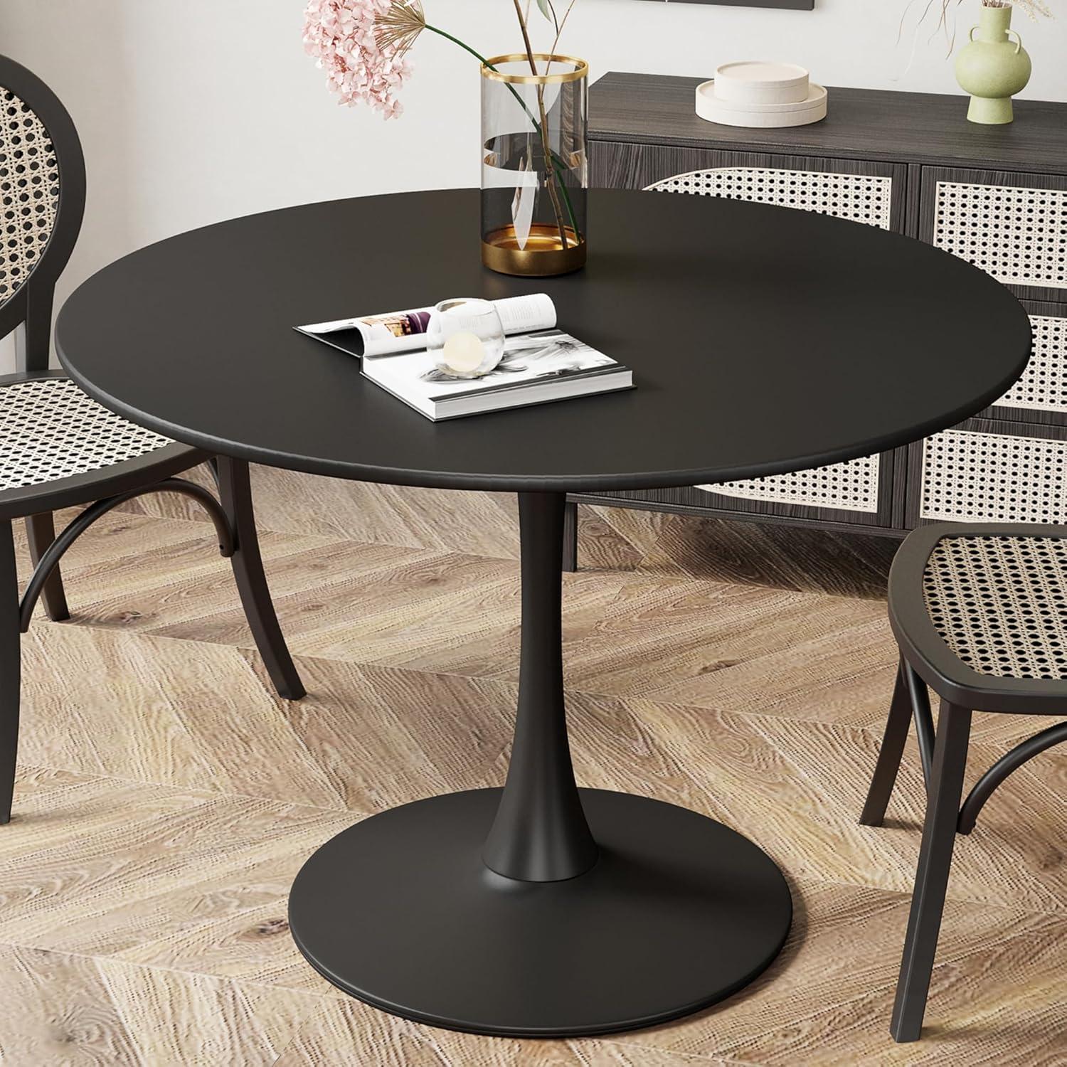 Recaceik Tulip Dining Table: Compact, Sturdy, and Spacious