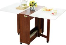 Maximizing Space with a Stylish Folding Dining Table on Wheels