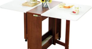 Maximizing Space with a Stylish Folding Dining Table on Wheels