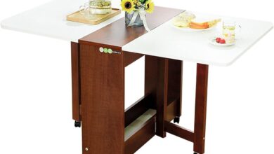 Maximizing Space with a Stylish Folding Dining Table on Wheels