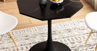 Discovering Style and Function with the Henf Black Octagonal Dining Table