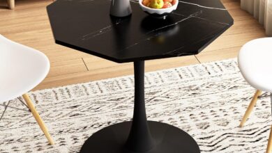 Discovering Style and Function with the Henf Black Octagonal Dining Table
