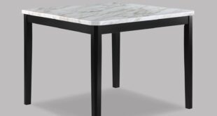 Elevating Dining Spaces: Exploring a Sleek Marble-Top Counter Table