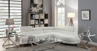 Exploring Comfort and Style: White Faux Leather Sectional Sofa Review