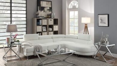 Exploring Comfort and Style: White Faux Leather Sectional Sofa Review